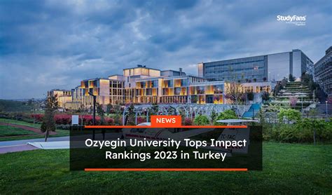 ozyegin university ranking